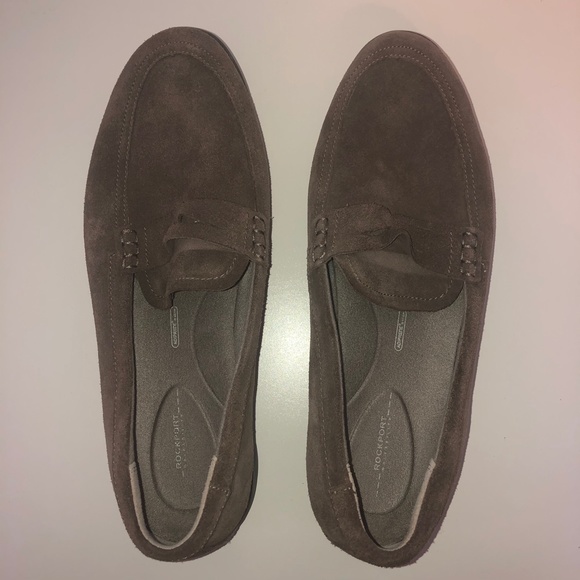 Rockport Brown Loafers Slip On Shoes ((size 10)) - Picture 6 of 7